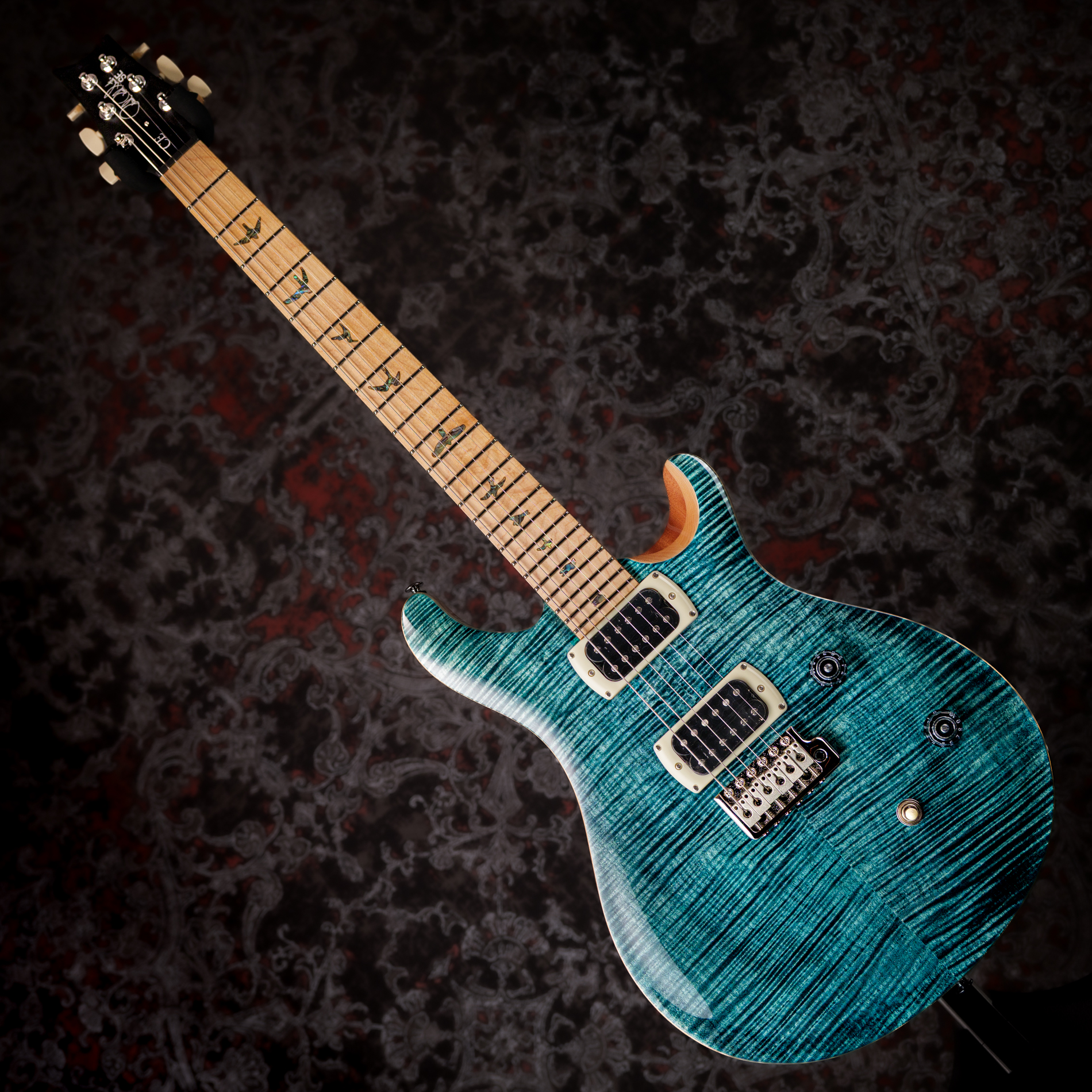 Paul Reed Smith(PRS) SE CE24 Maple top / Maple FB Slate Blue (Natural Back)
