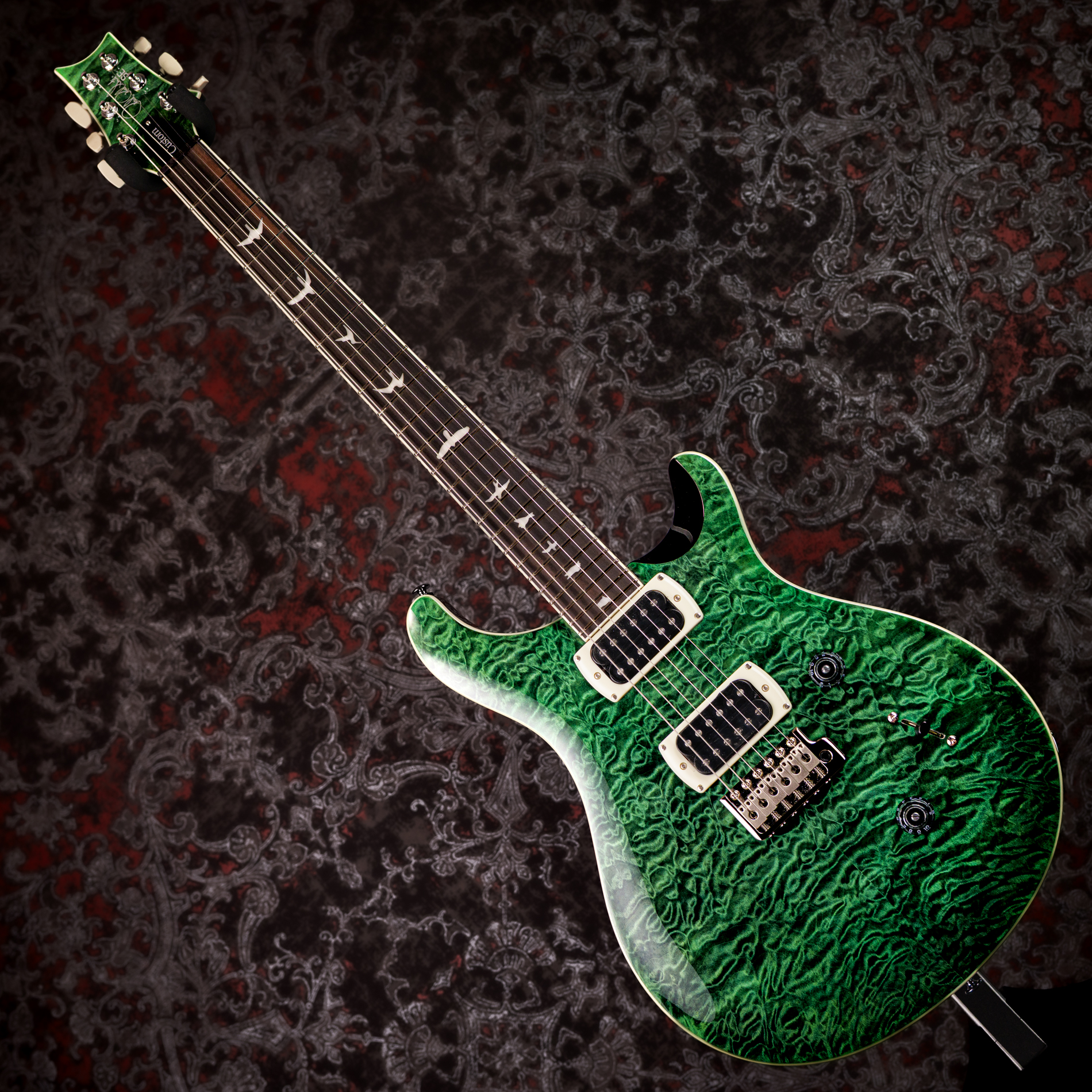 PRS SE Custom 24 Quilt Package Teal Black