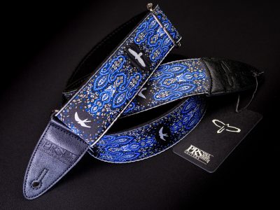 Paul Reed Smith(PRS) 2inch Guitar Strap Custom Jacquard Birds Fleur Violet