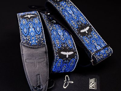 Paul Reed Smith(PRS) 2inch Guitar Strap Custom Jacquard Birds Fleur Violet