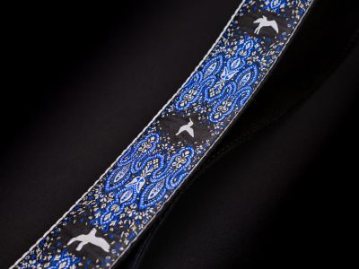 Paul Reed Smith(PRS) 2inch Guitar Strap Custom Jacquard Birds Fleur Violet
