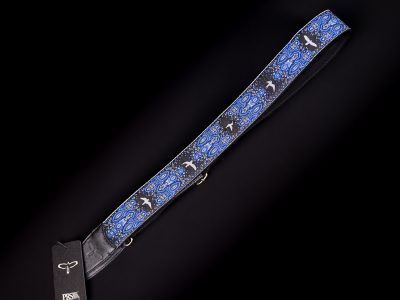 Paul Reed Smith(PRS) 2inch Guitar Strap Custom Jacquard Birds Fleur Violet