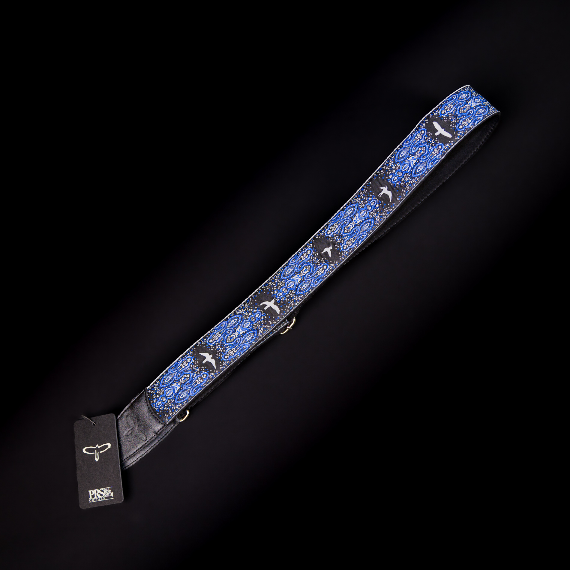 Paul Reed Smith(PRS) 2inch Guitar Strap Custom Jacquard Birds Fleur Violet