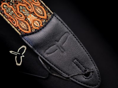 Paul Reed Smith(PRS) 2inch Guitar Strap Custom Jacquard Birds Fleur Peach