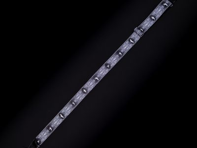 Paul Reed Smith(PRS) 2inch Guitar Strap Custom Jacquard Birds Fleur Charcoal