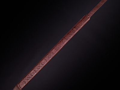 Paul Reed Smith(PRS) 2.4inch Padded Guitar Strap w/RAS Custom Leather (Faux) Birds Brown