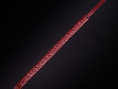 Paul Reed Smith(PRS) 2.4inch Padded Guitar Strap w/RAS Custom Leather (Faux) Birds Sanguine