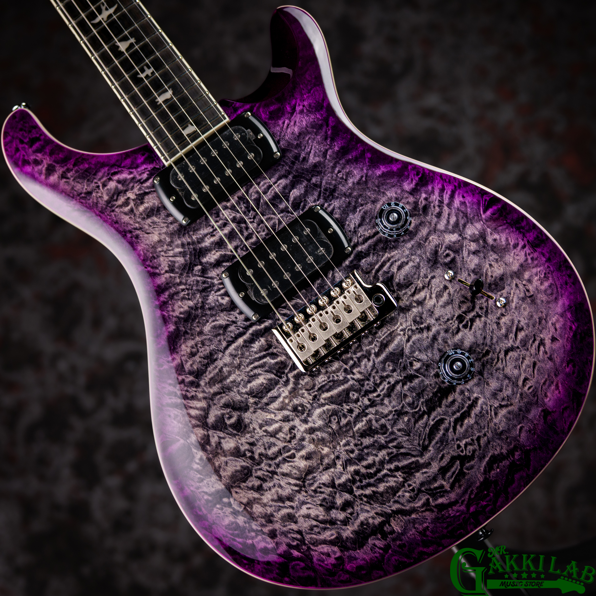 Paul Reed Smith(PRS) SE Custom 24 Quilt Package Charcoal Purple Burst