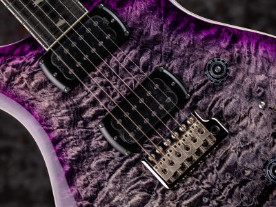 Paul Reed Smith(PRS) SE Custom 24 Quilt Package Charcoal Purple Burst