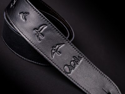 Paul Reed Smith(PRS) 2inch Leather Strap Embossed Birds Black