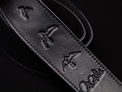 Paul Reed Smith(PRS) 2inch Leather Strap Embossed Birds Black