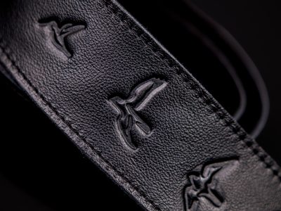 Paul Reed Smith(PRS) 2inch Leather Strap Embossed Birds Black