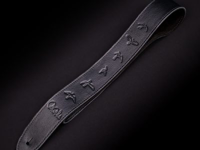 Paul Reed Smith(PRS) 2inch Leather Strap Embossed Birds Black
