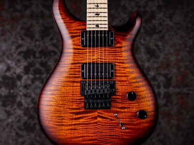 PRS DUSTIE WARING CE 24 FLOYD Burnt Amber Wraparound Smokeburst