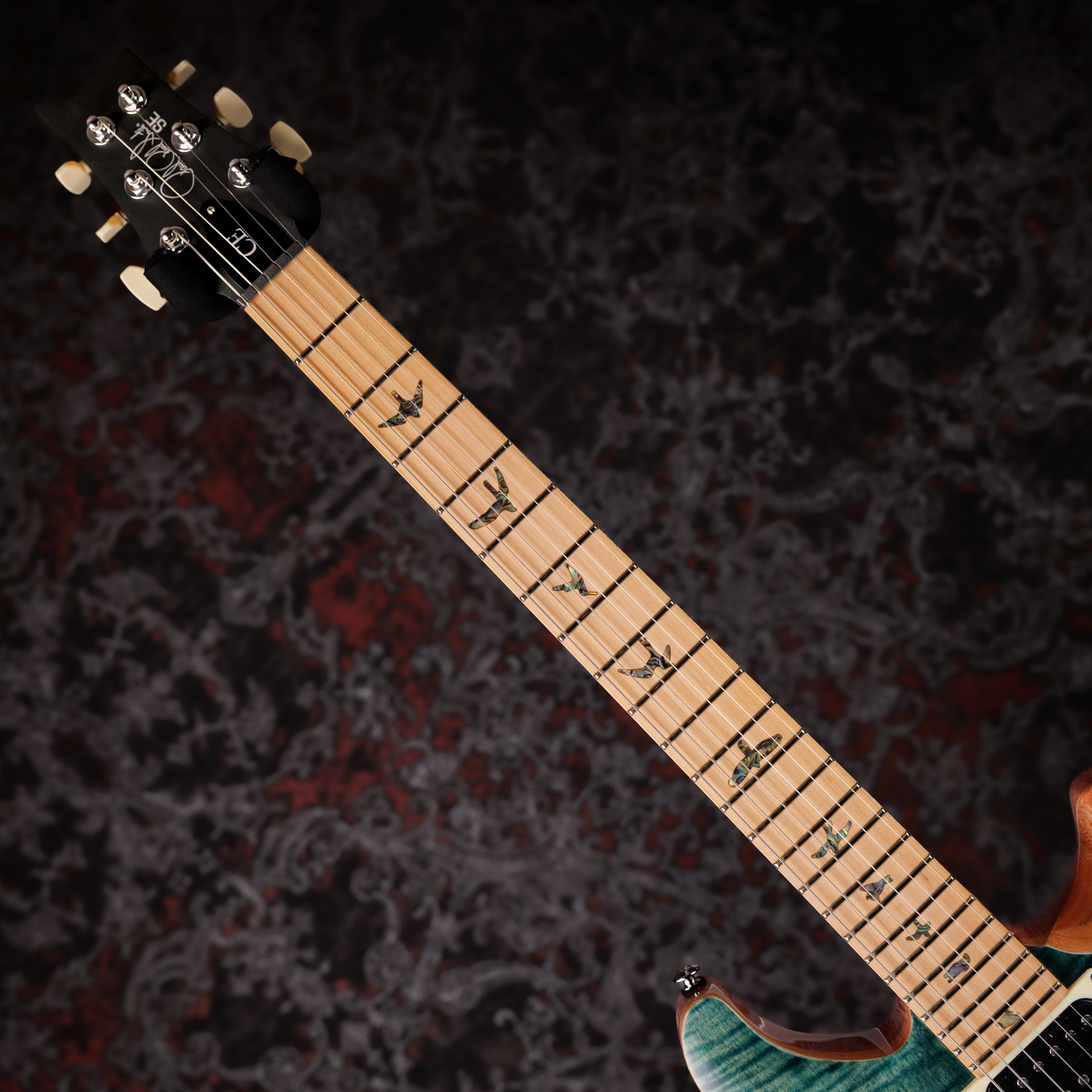 Paul Reed Smith(PRS) SE CE24 Maple top / Maple FB Slate Blue (Natural Back)