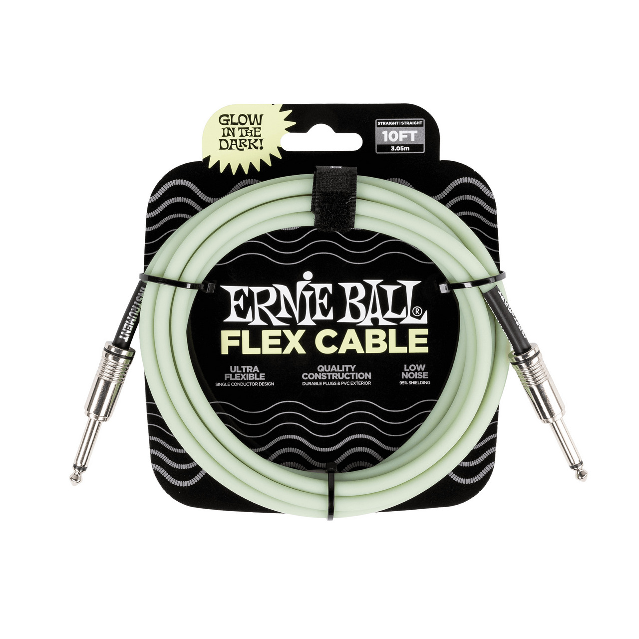ERNIE BALL #6436 10ft S/S Glow in Dark