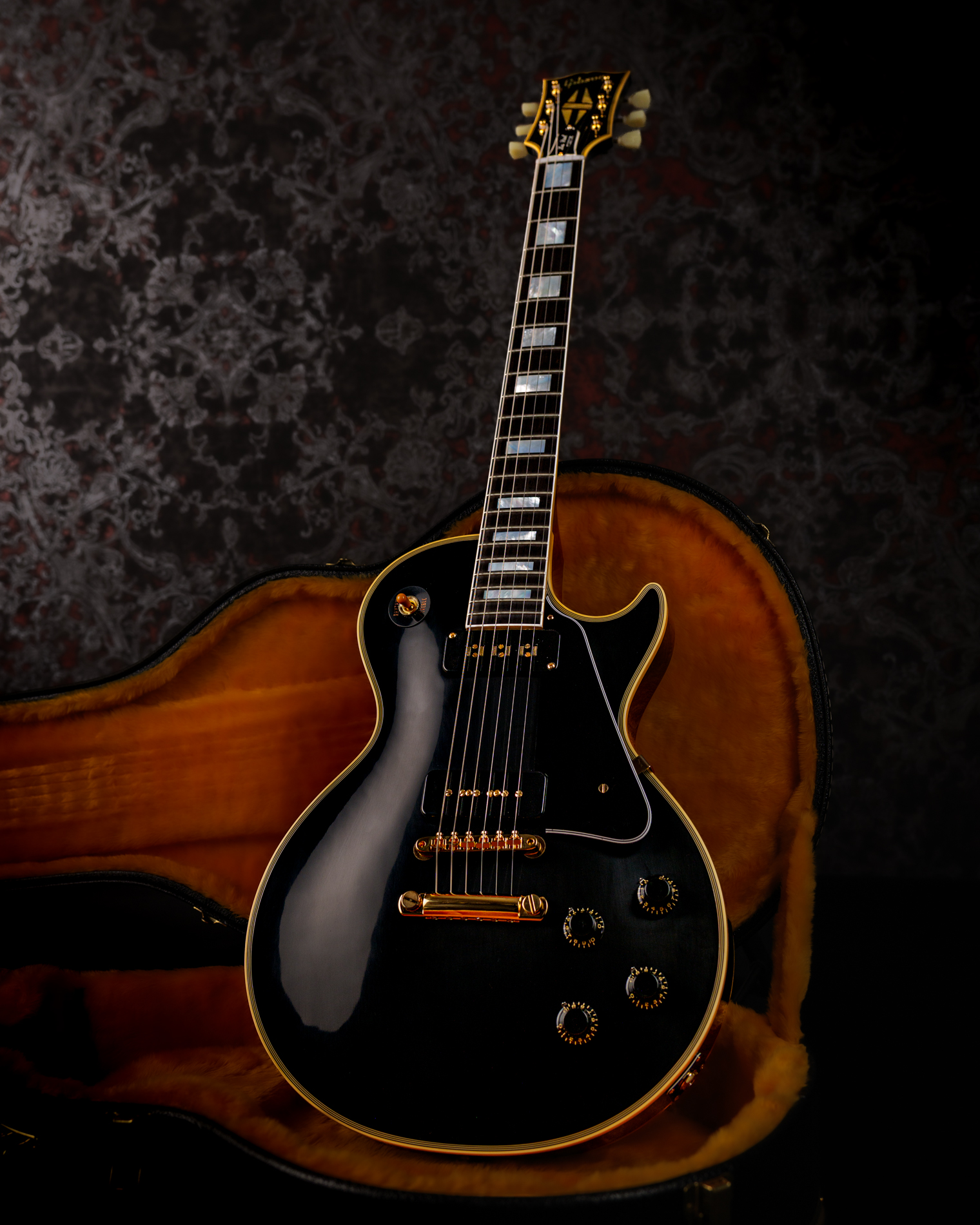 Gibson Custom Shop 1954 Les Paul Custom Staple Pickup Reissue VOS Ebony