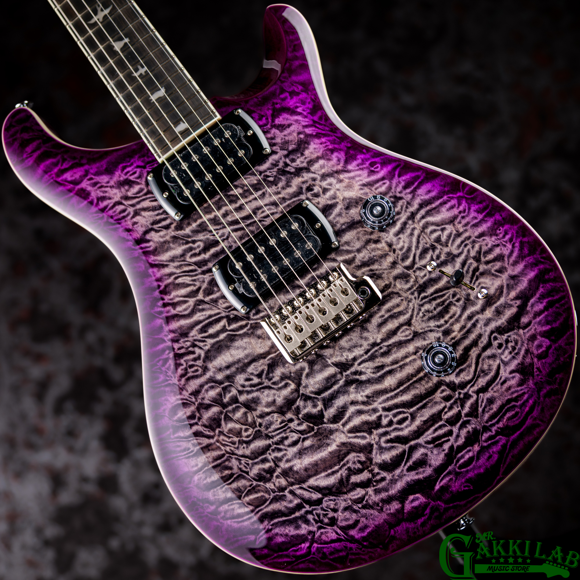 Paul Reed Smith(PRS) SE Custom 24 Quilt Package Charcoal Purple Burst