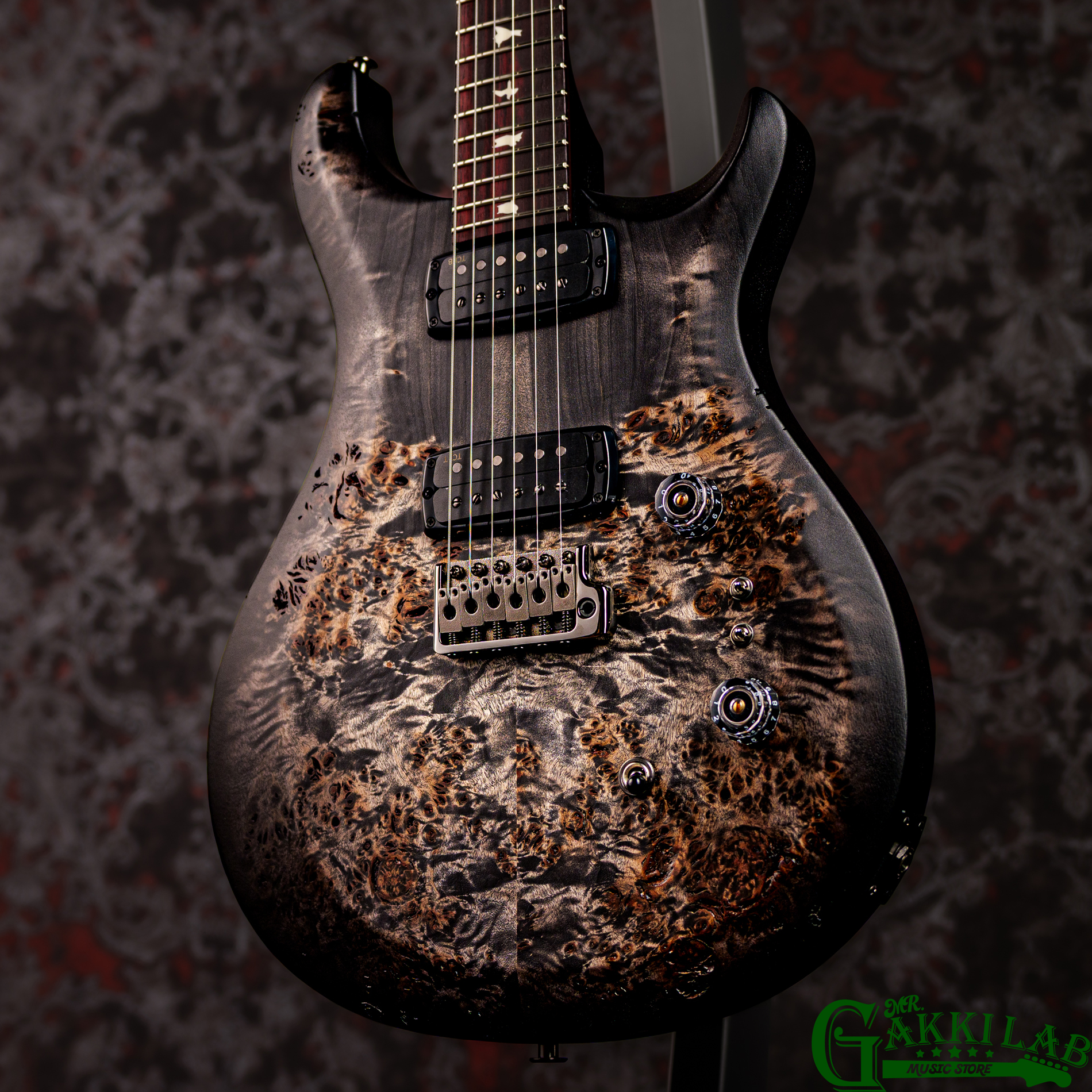 Paul Reed Smith(PRS) 2026 S2 Custom 24-08 Poplar Burl Limited Edition Charcoal Burst
