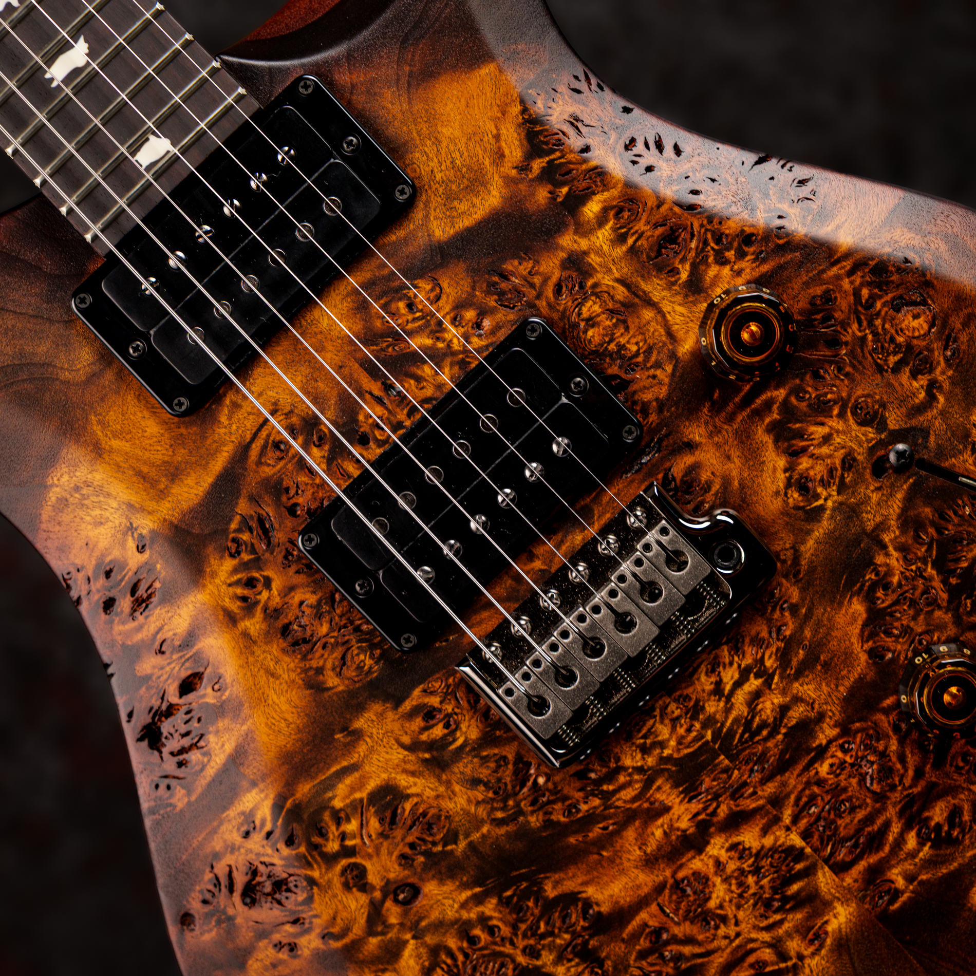 Paul Reed Smith(PRS) 2026 S2 Custom 24 Poplar Burl Limited Edition Black Gold Burst