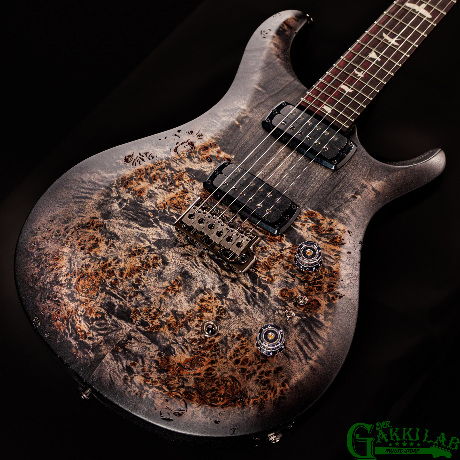 Paul Reed Smith(PRS) 2026 S2 Custom 24-08 Poplar Burl Limited Edition Charcoal Burst