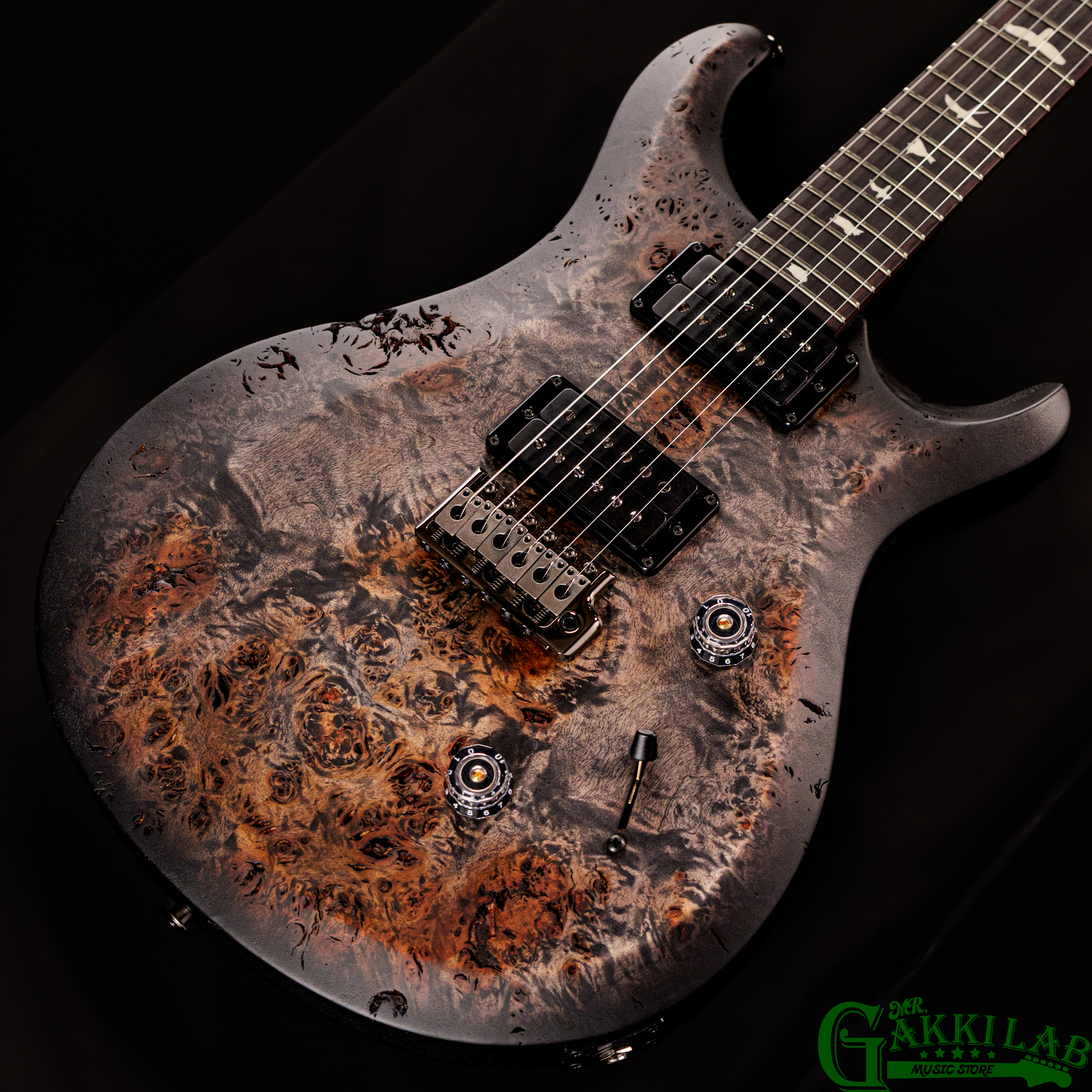Paul Reed Smith(PRS) 2026 S2 Custom 24 Poplar Burl Limited Edition Charcoal Burst