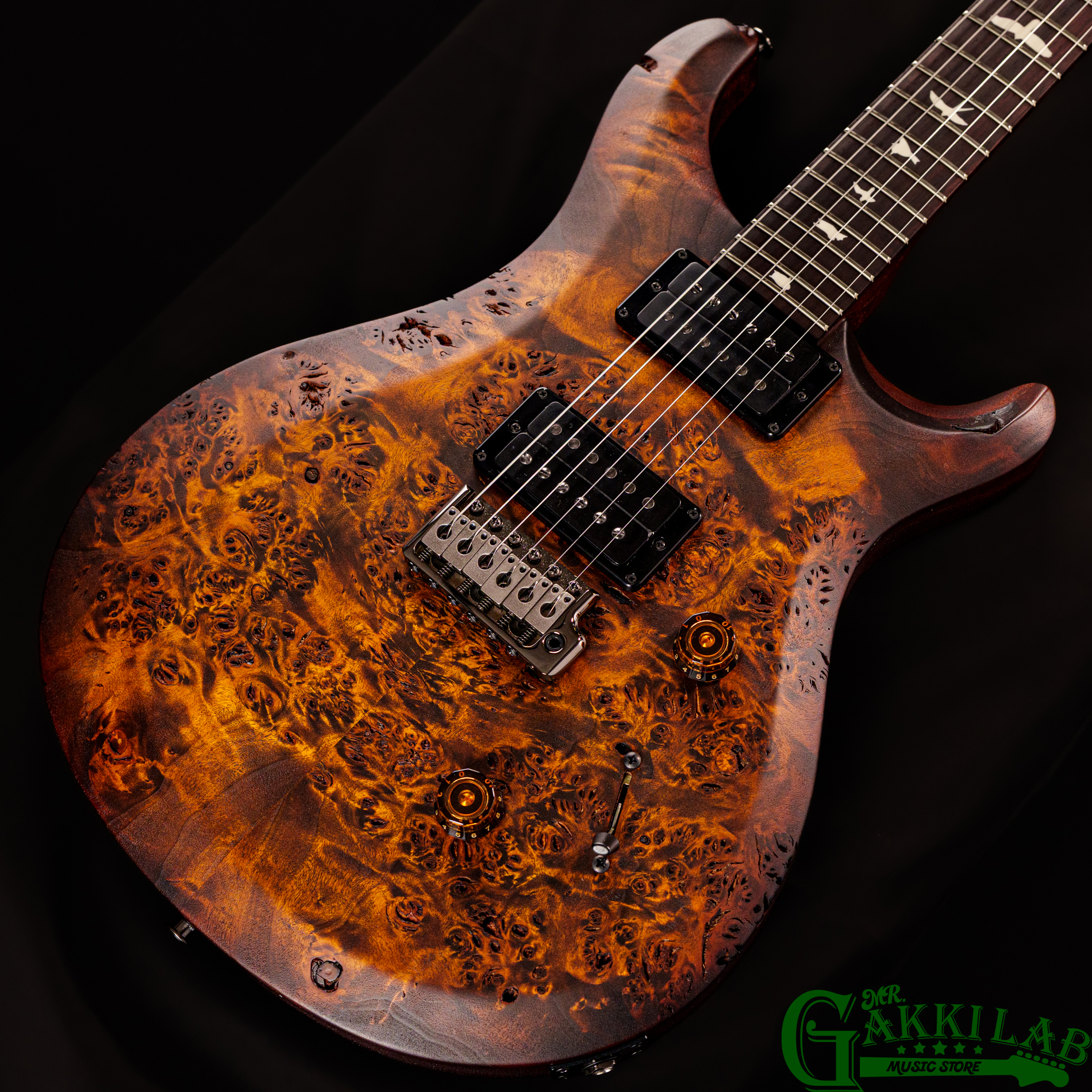 Paul Reed Smith(PRS) 2026 S2 Custom 24 Poplar Burl Limited Edition Black Gold Burst